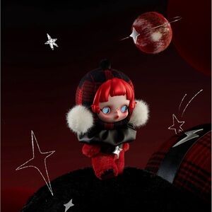 POP MART Skullpanda Winter Symphony Plush Pendant - Rock On